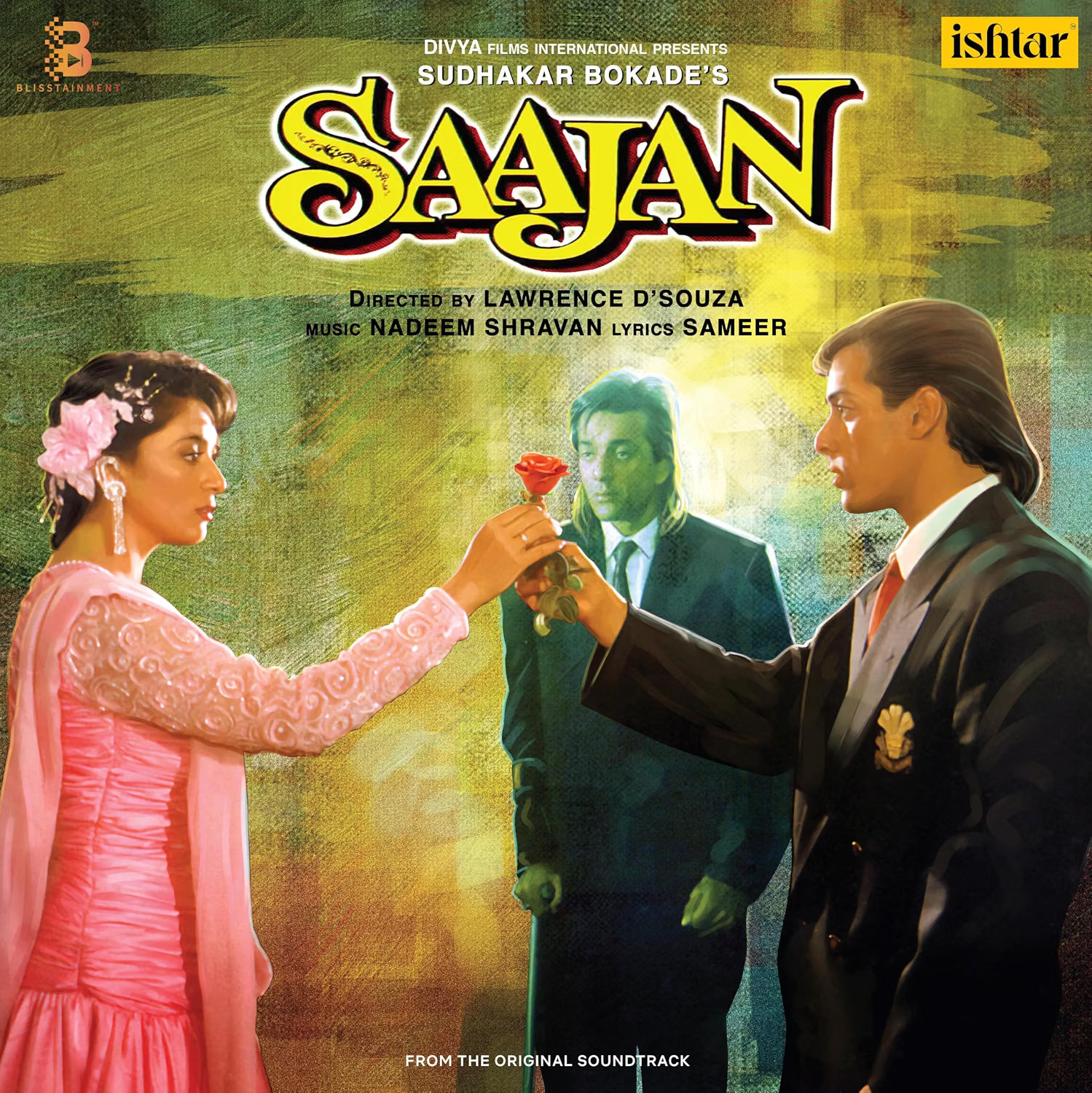Saajan LP Vinyl Record Music Nadeem Shravan Bollywood Hindi Film Ost Indian Mint