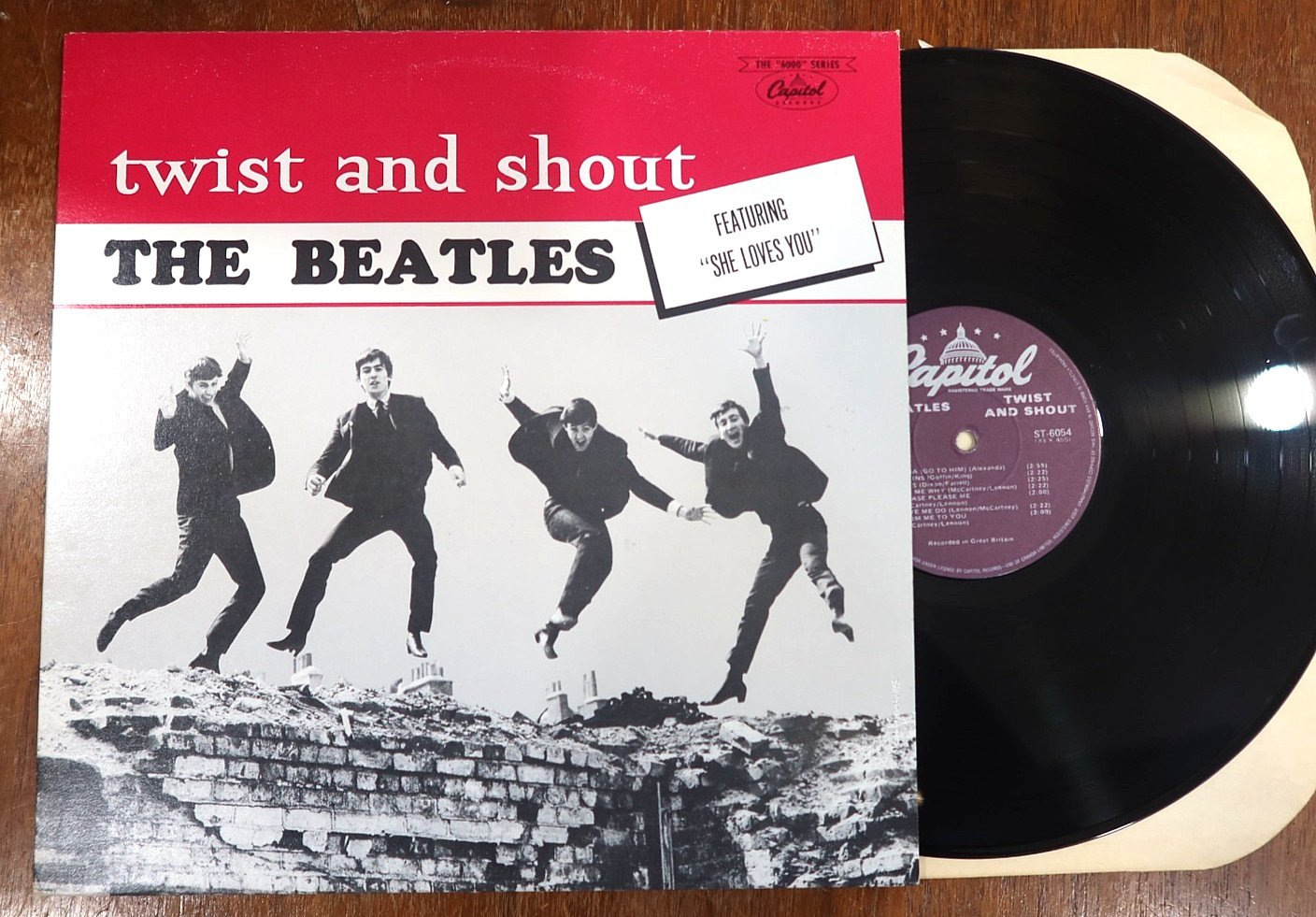 CANADA The Beatles TWIST AND SHOUT audiophile 1980 purple Capitol pressing