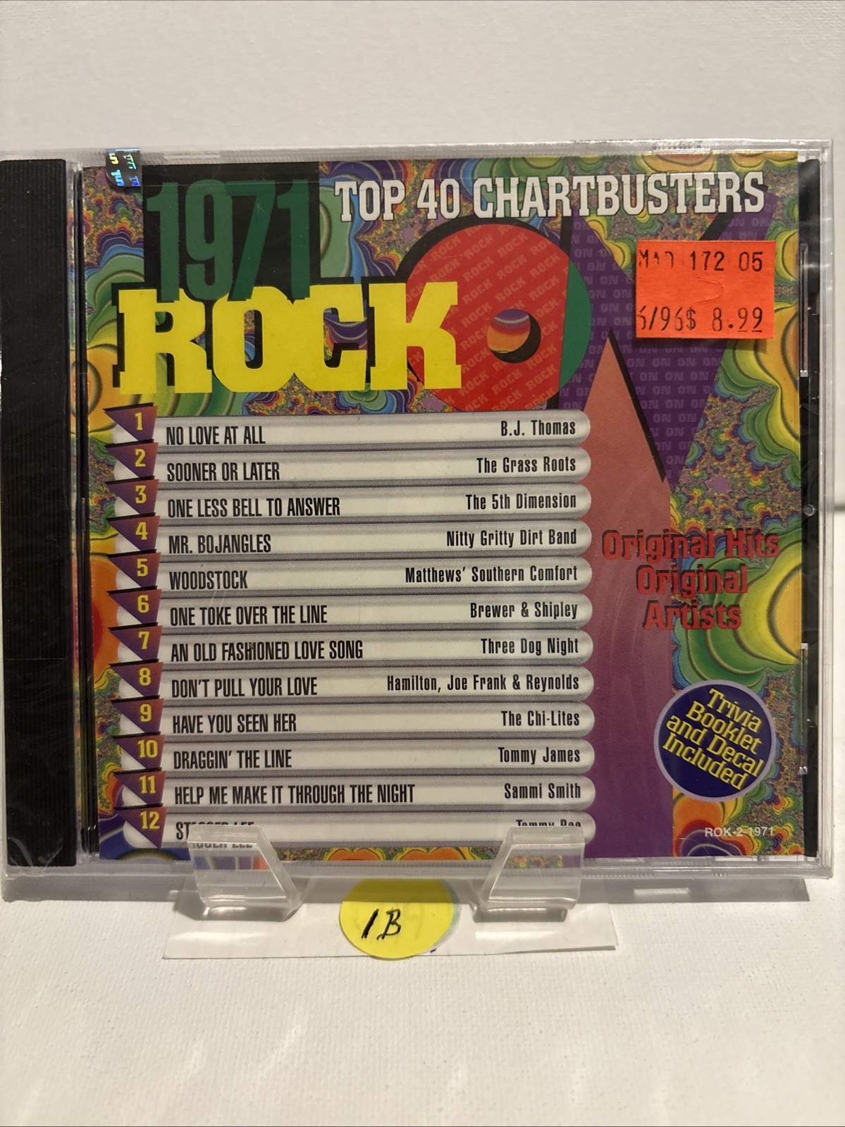 Rock On: 1971 by B.J. Thomas-Three Dog Night-Nitty Gritty Dirt Band. Sealed 1B