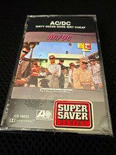 AC/DC-Dirty Deeds Done Dirt Cheap-Cassette-Atlantic CS 16033-Sealed picture