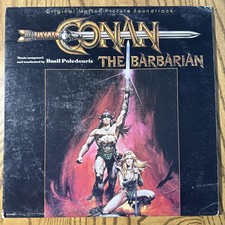 Conan the Barbarian Original Motion Picture Soundtrack LP Vinyl MCA-6108 - EX/VG picture