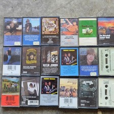 Lot of 18 Vintage (70s/80s) Country Music  Cassette Tapes(Waylon, Alabama,  etc) picture