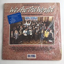 We Are the World Vinyl LP Columbia USA 40043 USA For Africa Record 1st Pressing picture
