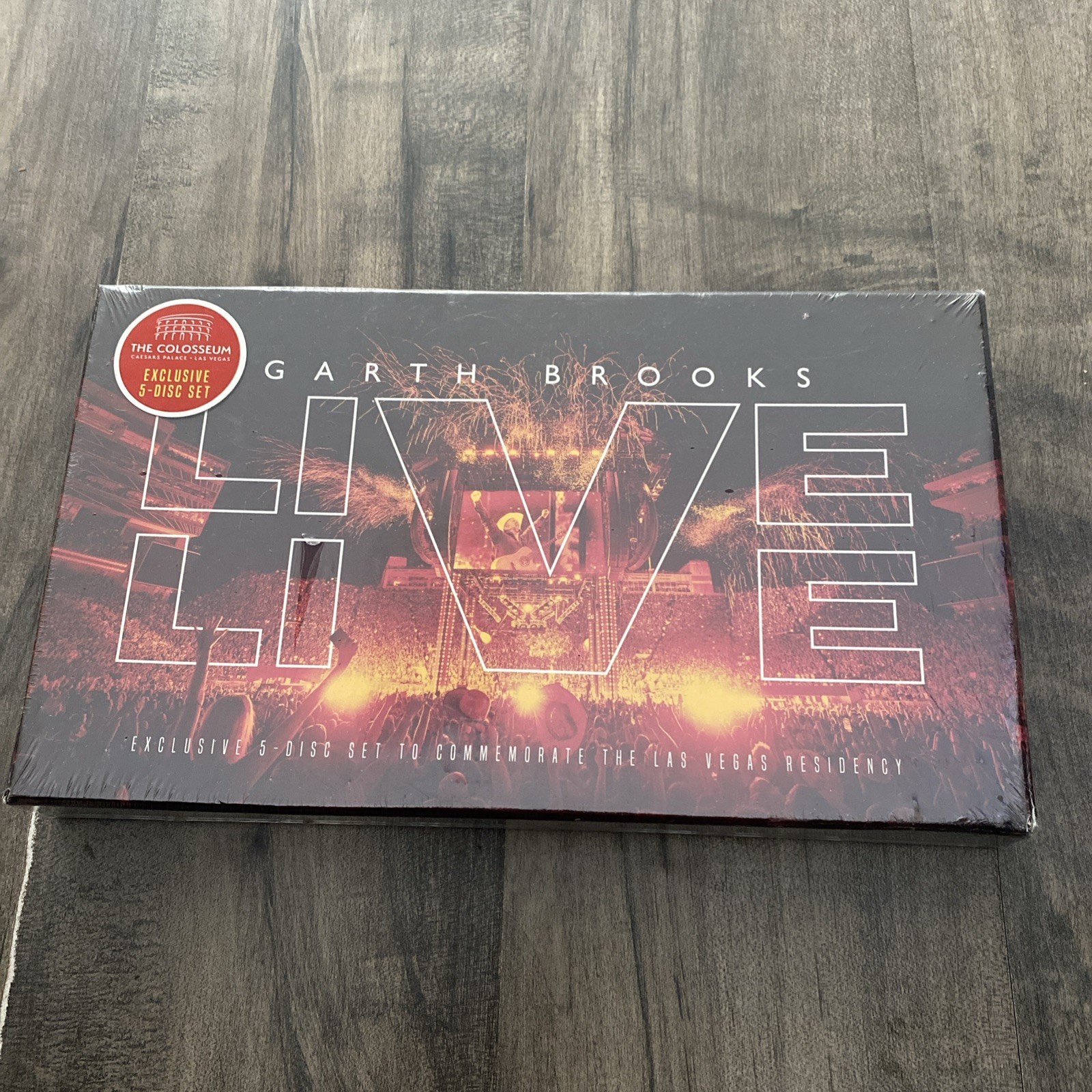 GARTH BROOKS DOUBLE LIVE- 5-DISC SET - THE LAS VEGAS RESIDENCY - SEALED NEW READ