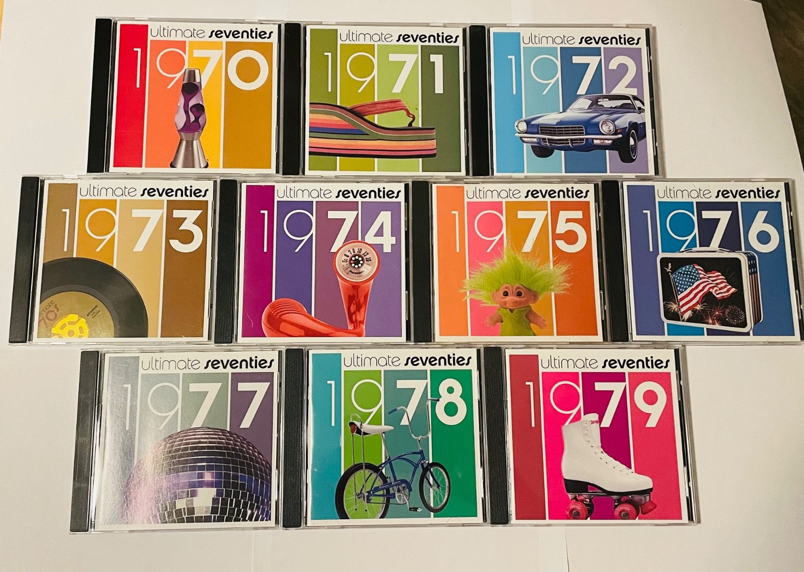 TIME LIFE MUSIC Ultimate Seventies 1970-1979 10 CD SET 70's Collection Lot