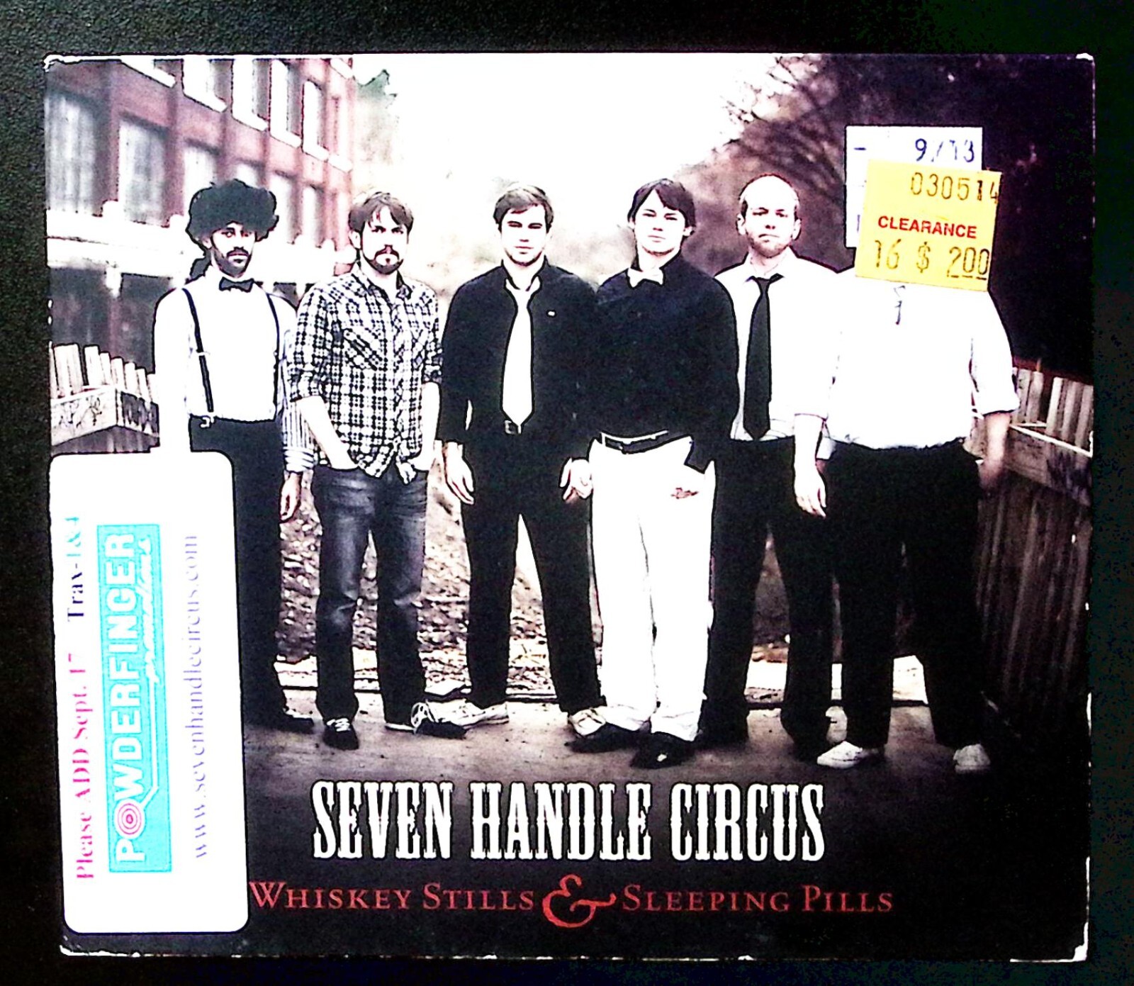 SEVEN HANDLE CIRCUS – WHISKEY STILLS & SLEEPING PILLS  CD 6509