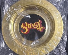 Ghost official Logo Gold Tone Metal offering plate picture