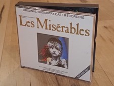 Les Miserables CD Two Disc Set Original Broadway Cast Recording Rare Excellent picture