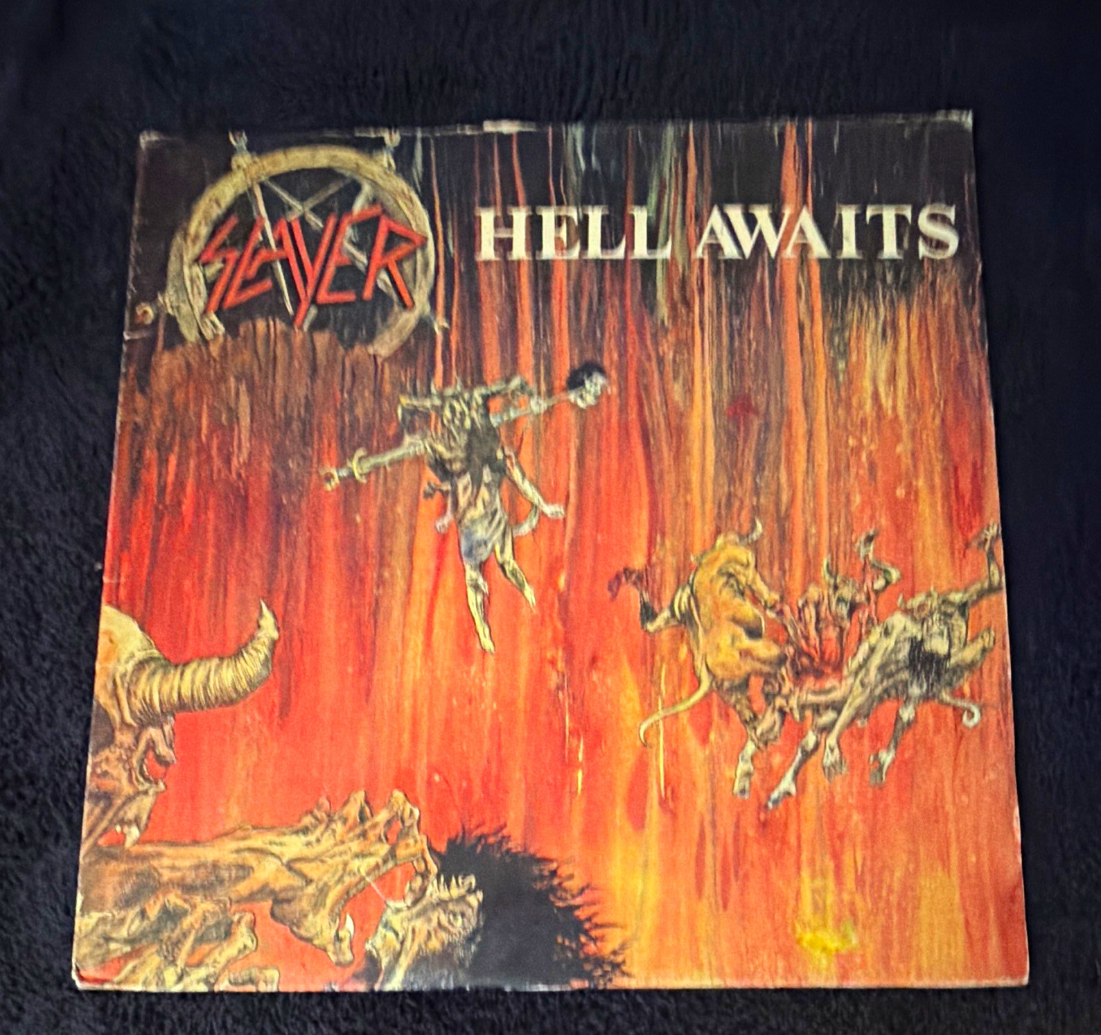 Slayer – Hell Awaits – 1985 Original US First Press – Combat / Metal Blade – MX