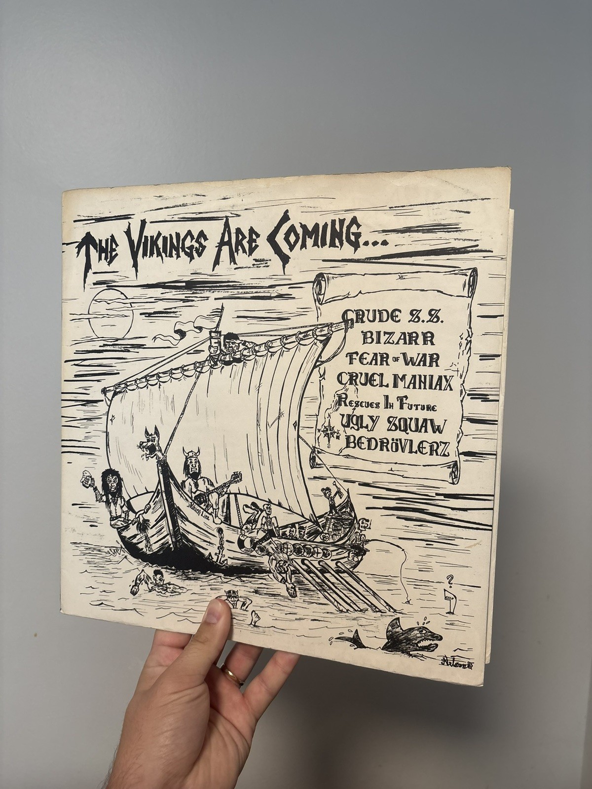The Vikings Are Coming Hardcore Punk Vinyl LP