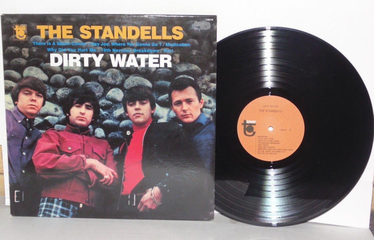 THE STANDELLS Dirty Water LP Mono Tower Vinyl T502749 Garage Rock PLAYS WELL