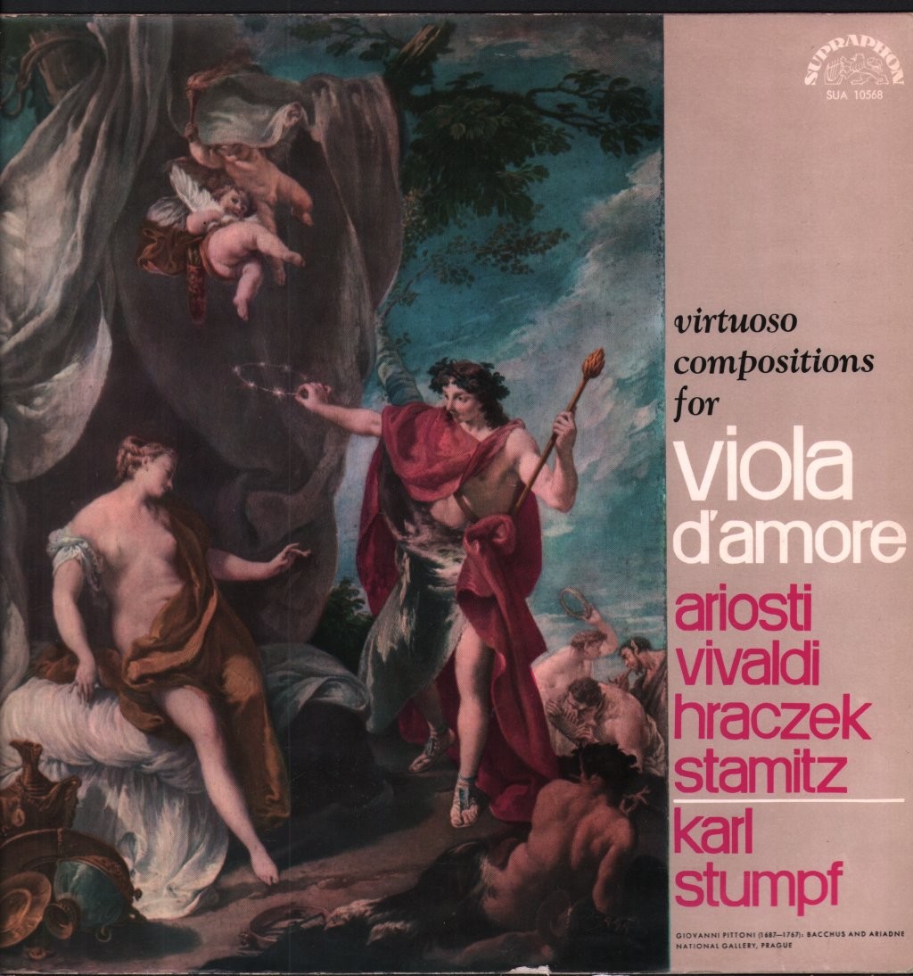 SUA10568 Karl Stumpf Virtuoso Compositions For Viola D'amore LP vinyl