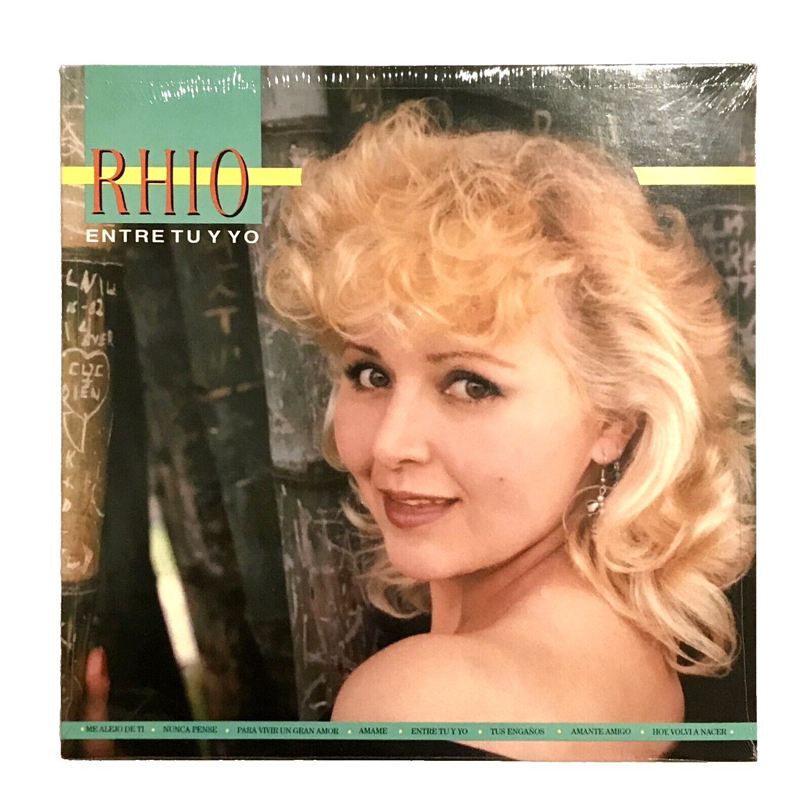 New Latino Pop Vinyl LP RHIO Entre Tu Y Yo RCM Latin Records Vtg 1987 Sealed