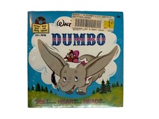 Walt Disney Dumbo Disneyland 1967 Read-Along Book & Record 24pg 33 1/3 Sealed picture