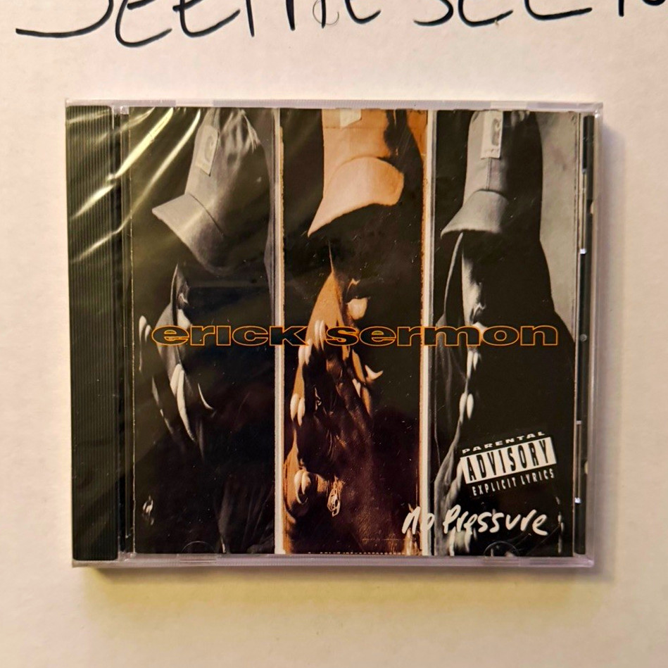 Erick Sermon - No Pressure CD Album 1993 Def Jam Hip-Hop Parental Advisory
