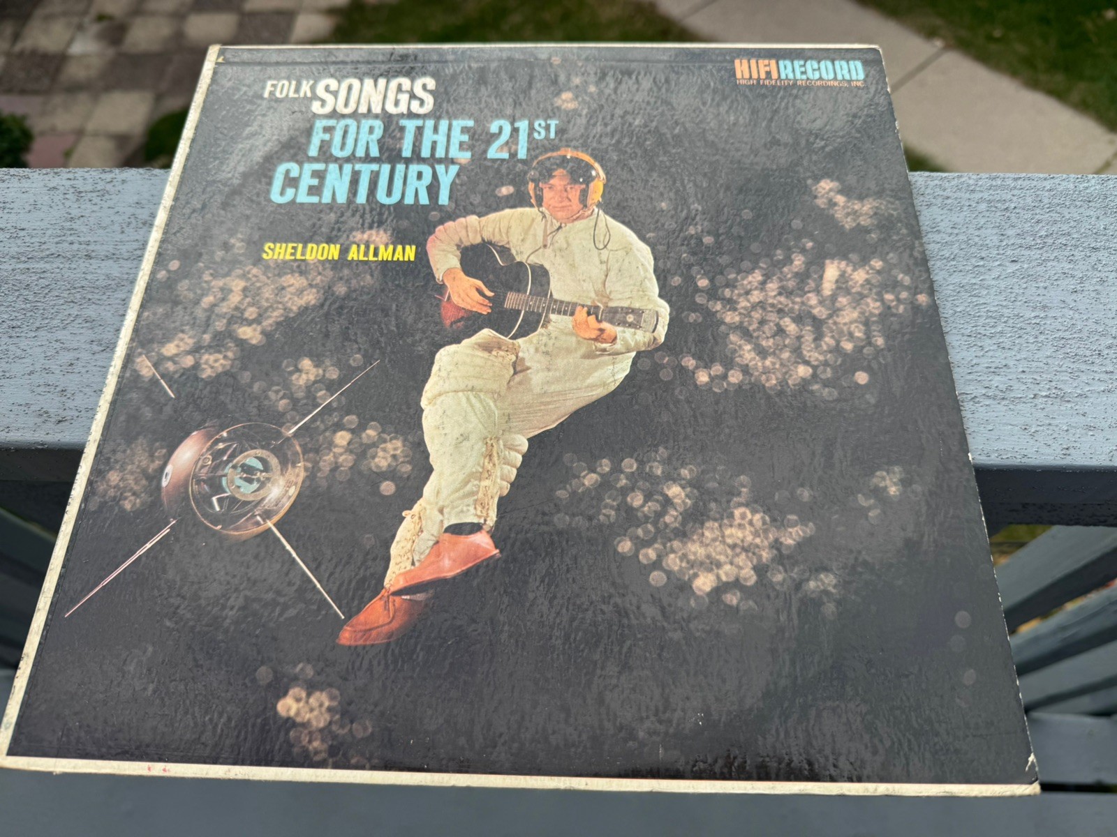 Vintage Folk Songs For The 21st Century Sheldon Allman 1959 Halloween Rare 