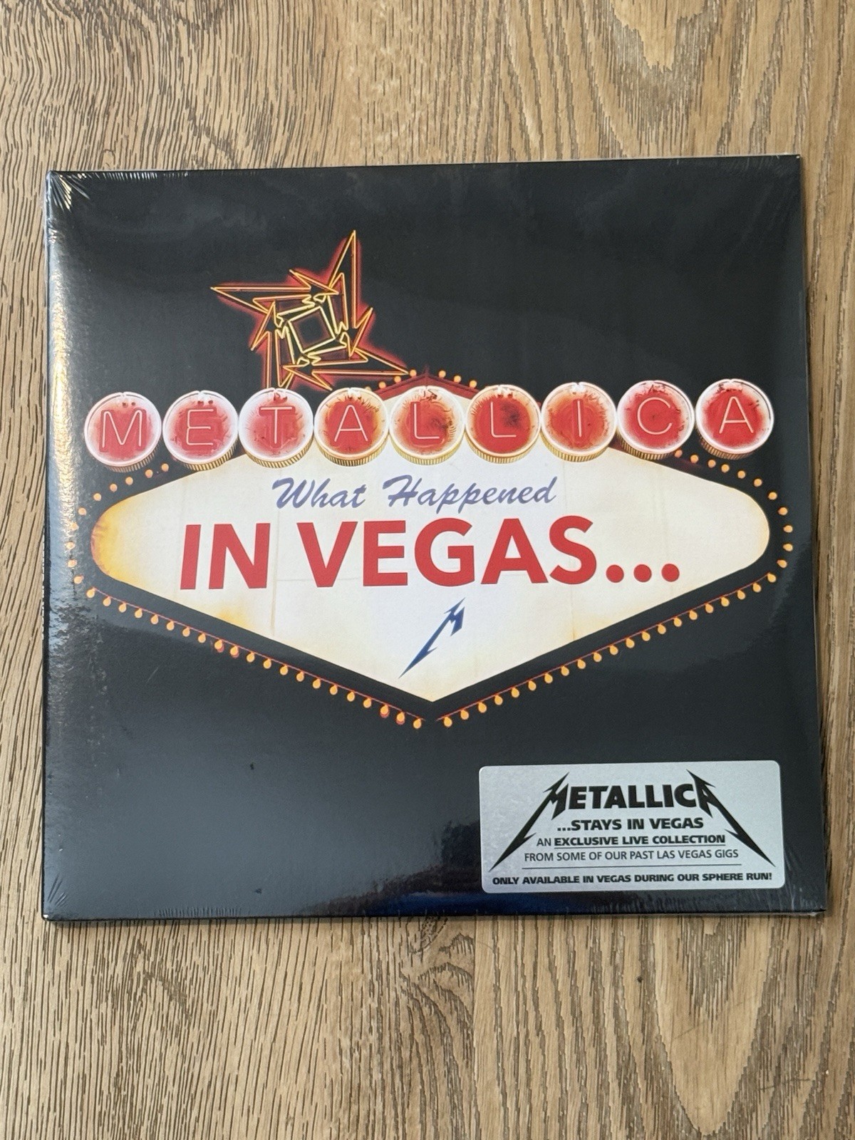 Metallica Sphere EXCLUSIVE Vinyl LP LAS VEGAS Limited  SOLD OUT SEALED One Left