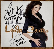 Lynda Carter & The Band SIGNED Crazy Little Things CD Wonder Woman picture
