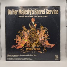 On Her Majestys Secret Service (Various Artists) Soundtrack 1969 LP VG/VG picture