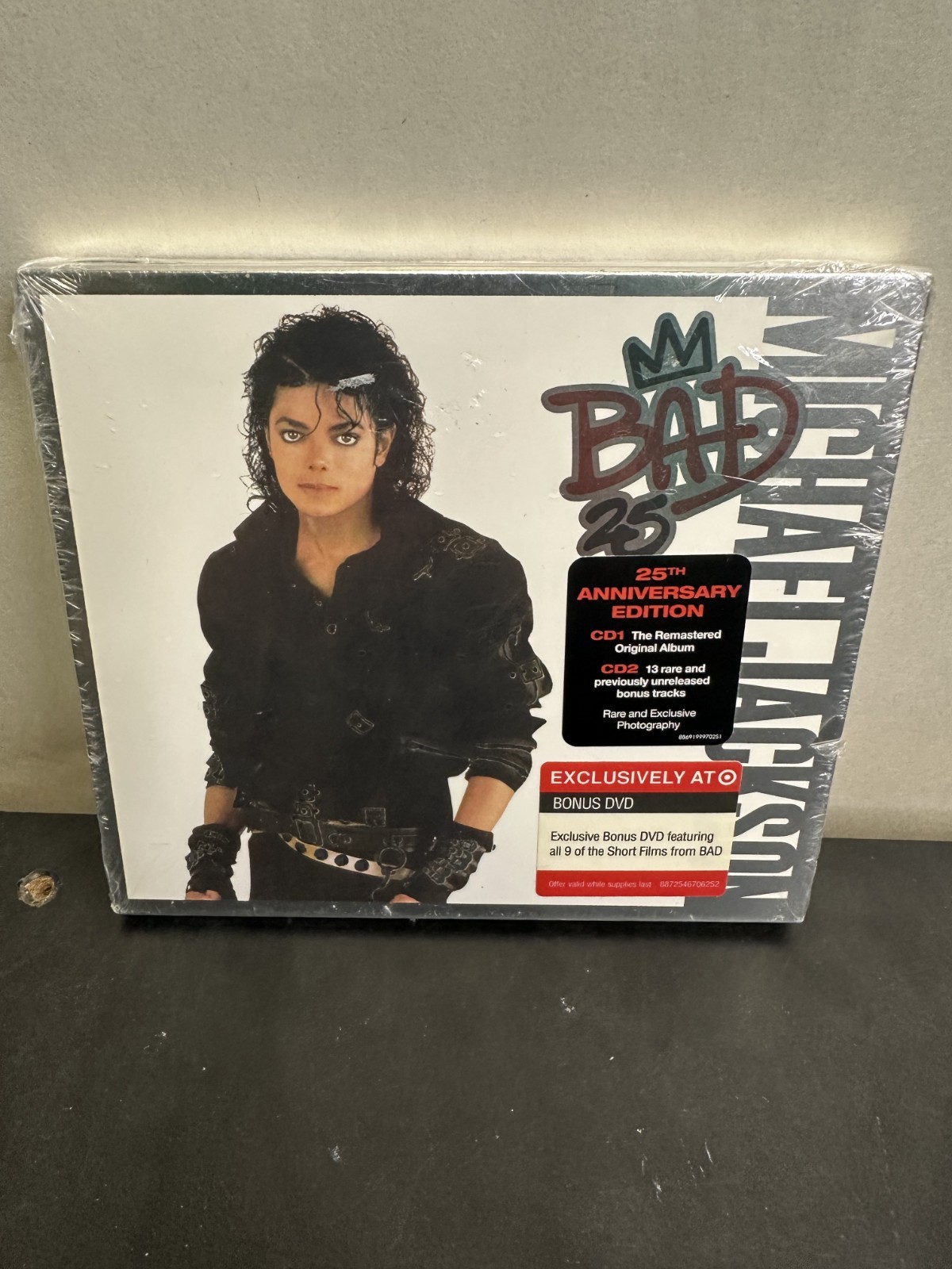Michael Jackson Bad 25 Anniversary Target Exclusive 2CD + DVD Set NEW SEALED