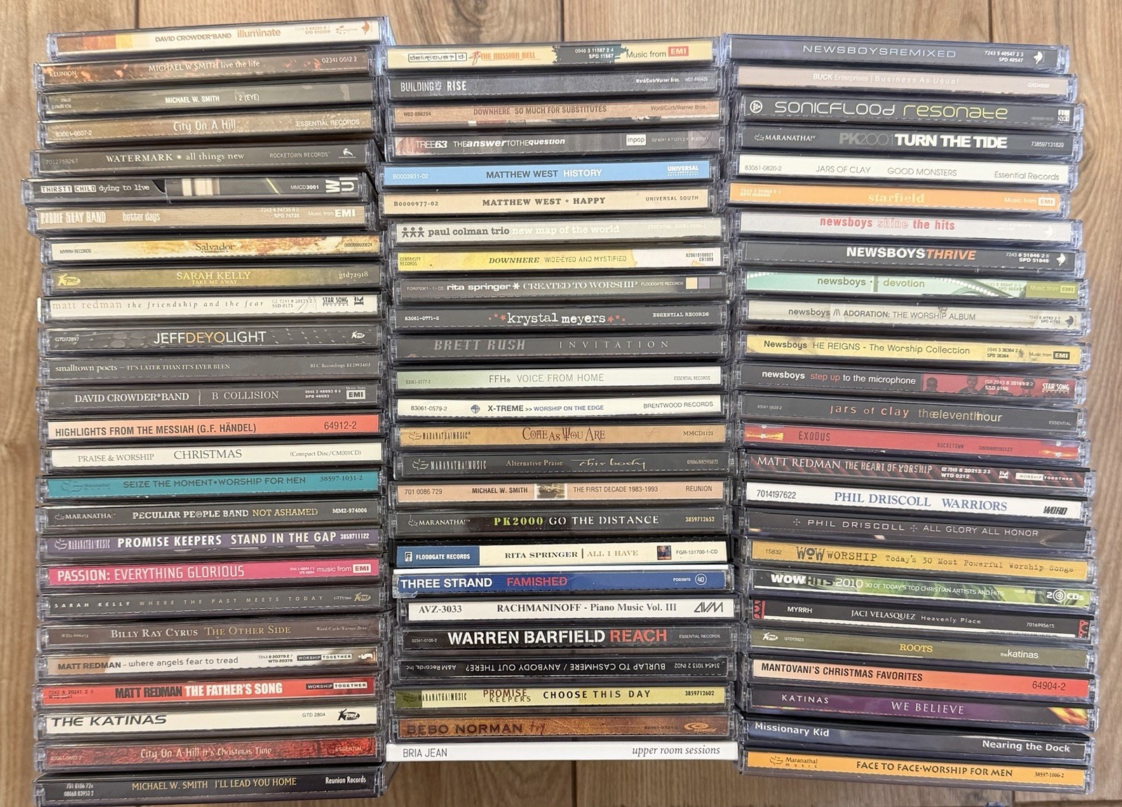 Lot Of 76 CDs 90s Y2k Christian Rock Praise Worship Gospel Pop Rock Music CDs