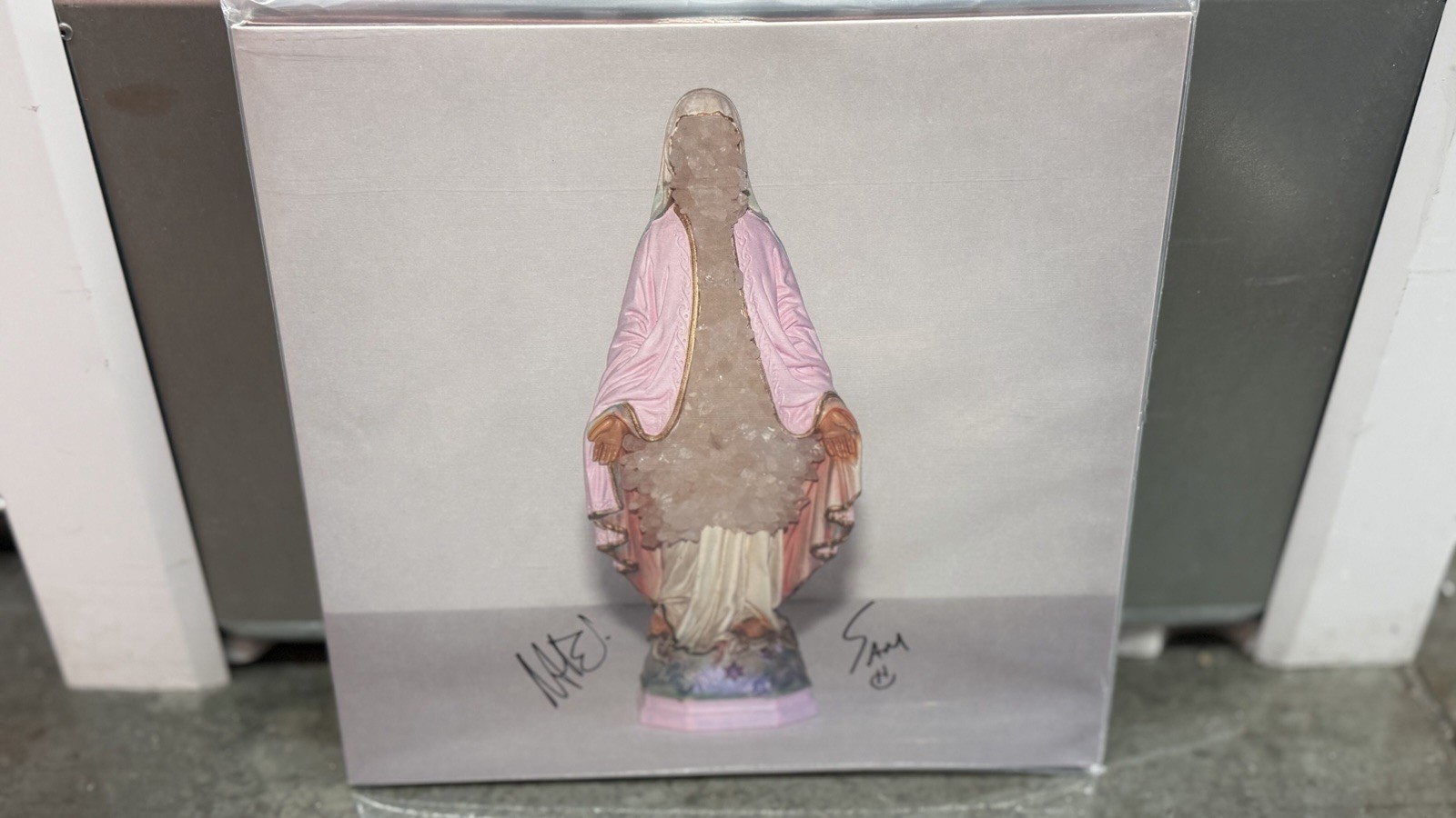 SIGNED The Format Boycott Heaven Indie Pink Vinyl Record Nate Ruess Fun In Hand