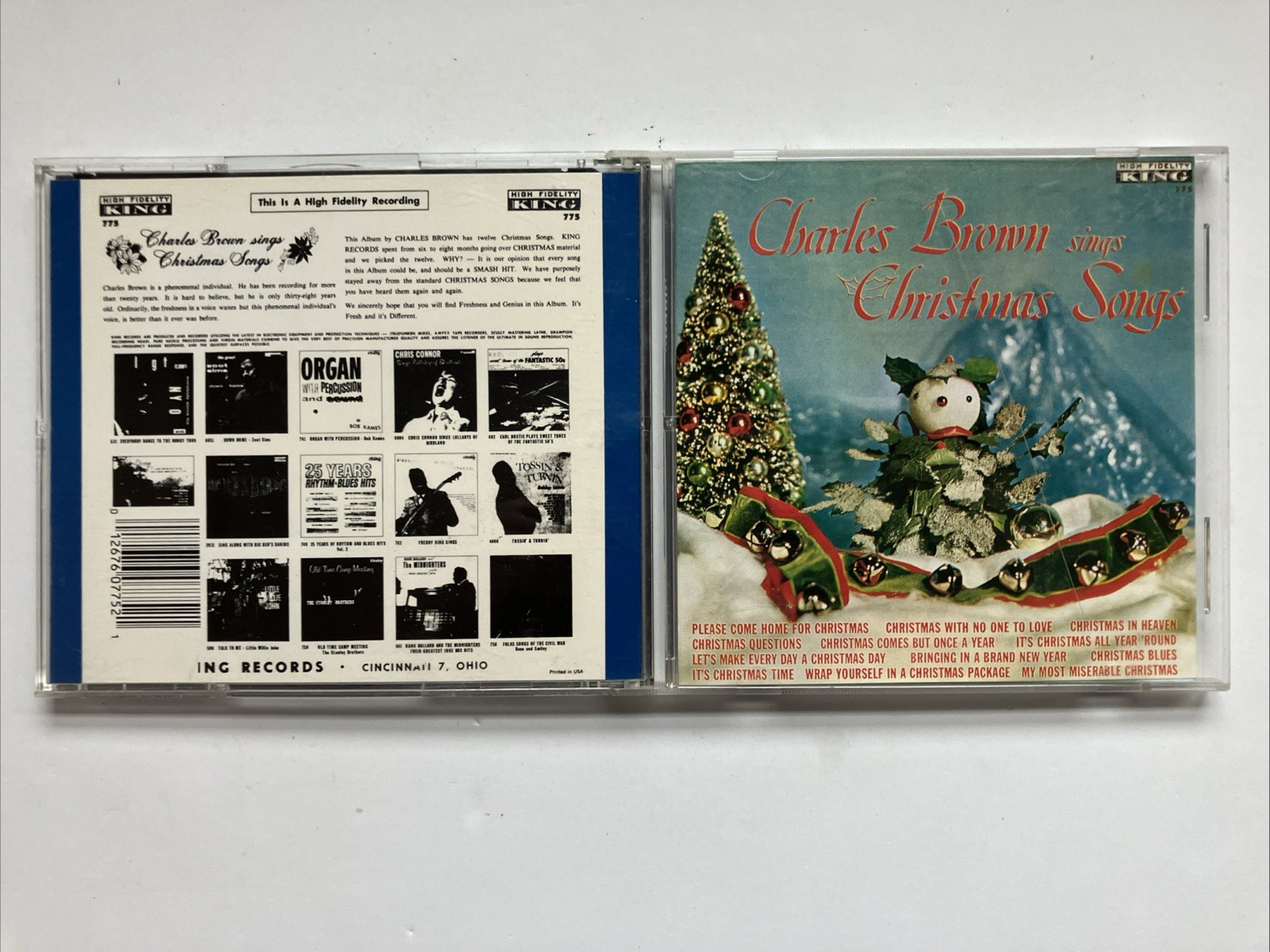 Charles Brown Sings Christmas Songs by Charles Brown (CD) King Records