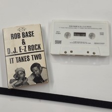 Vintage Rob Base & DJ E-Z Rock Cassette Single It Takes Two Hip Hop Rap 1988 picture