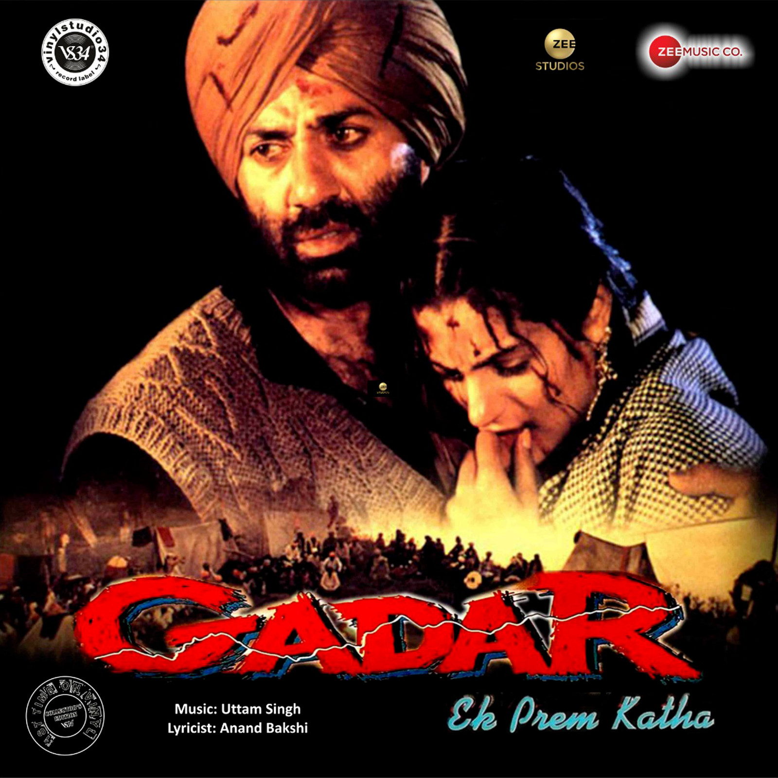 Gadar- Ek Prem Katha, Uttam Singh, Vinyl Record, Lp