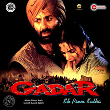 Gadar- Ek Prem Katha, Uttam Singh, Vinyl Record, Lp picture