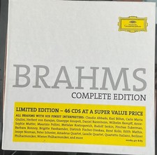 Brahms Complete Edition 46 CD Box Set Deutsche Grammophon DG 477 8183 OOP picture