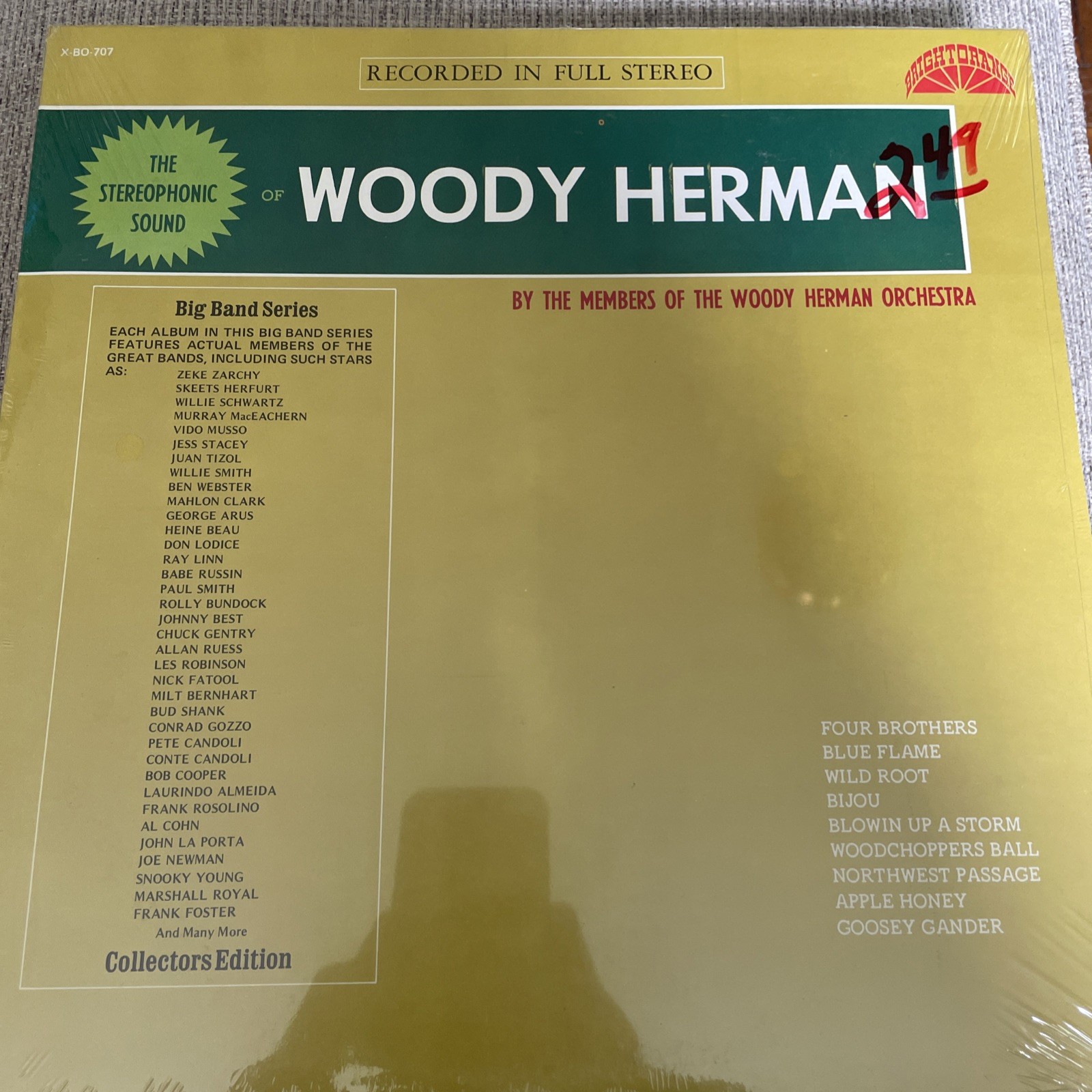 WOODY HERMAN BIG BAND SERIES -MEMBERS OF THE WOODY HERMAN ORCHESTRA LP *SEALED*