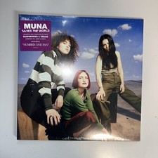 MUNA - Saves the World Vinyl LP (limited Raspberry And Cream) BRAND NEW SEALED ✅ picture