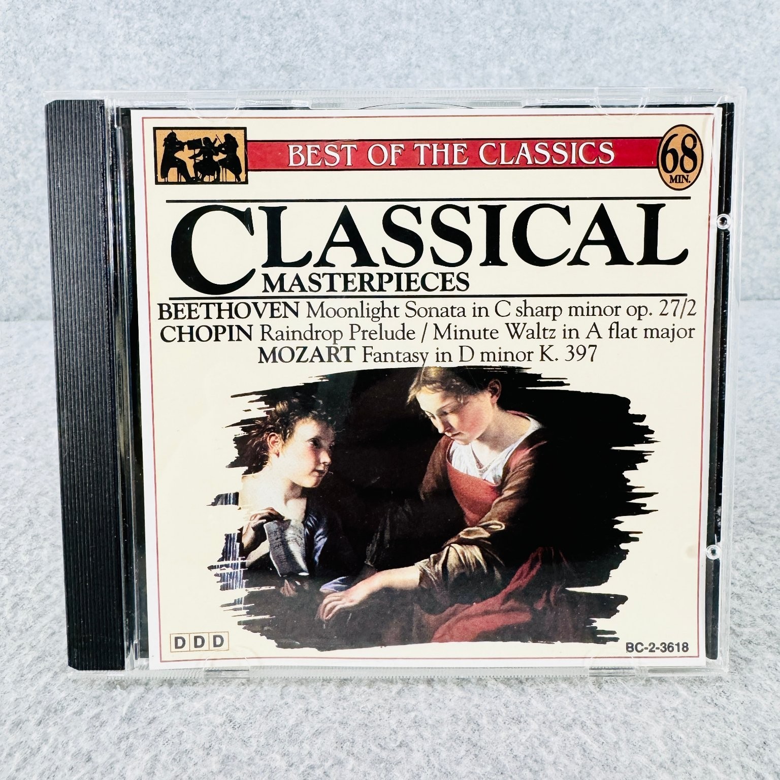 Classical Masterpieces CD Best of the Classics Beethoven Chopin Mozart Bach