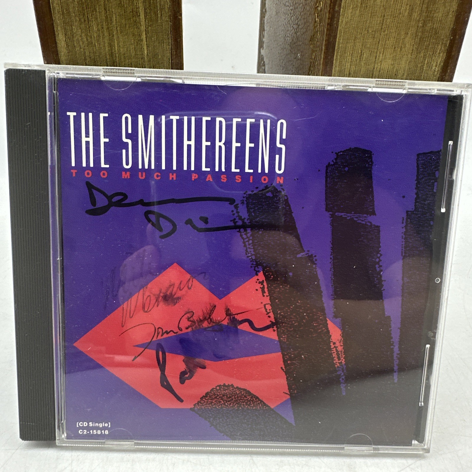 SIGNED Smithereens Too Much Passion CD Single Multi Autographed 1992 (141)