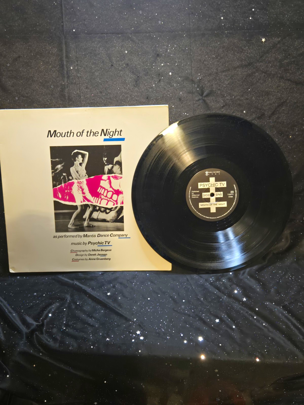 Psychic TV Mouth Of The Night LP 1985 UK Temple TOPY 010 Original 