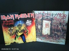 HEAVY METAL vinyl LOT x2 IRON MAIDEN 12
