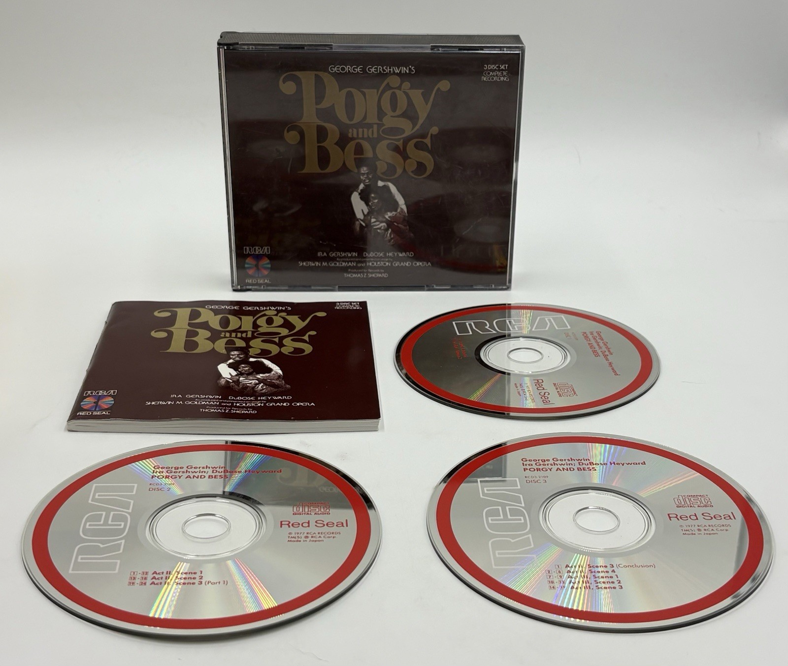 George Gershwin's Porgy & Bess 3-Disc Complete Recording CD