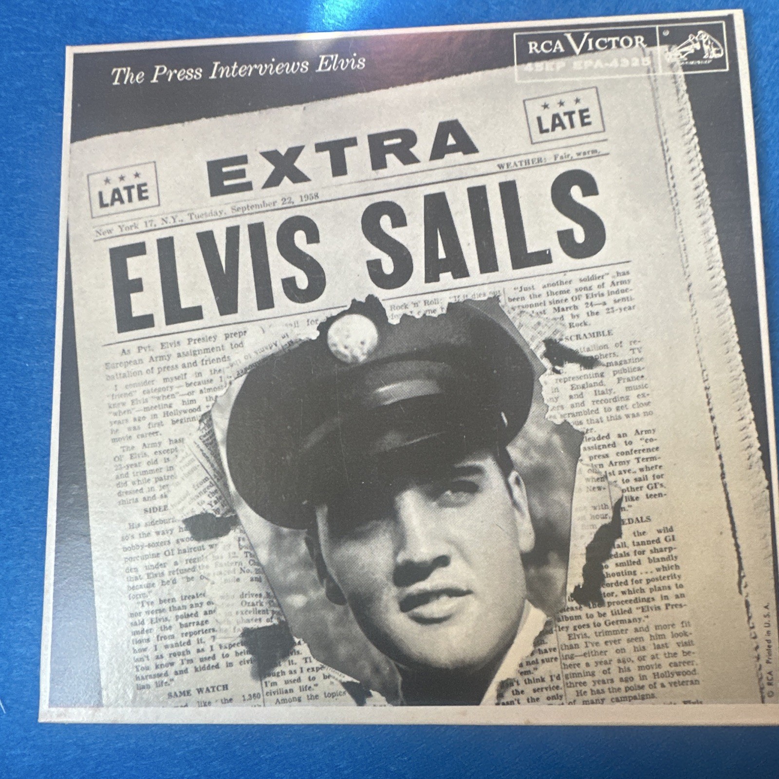 Elvis Presley The Press Interviews Elvis RCA Victor 7\