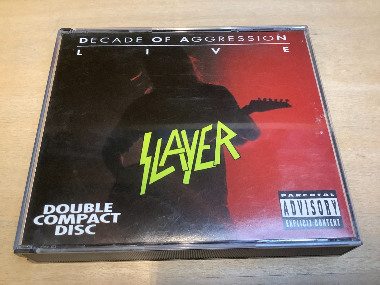Slayer  Decade Of Aggression Live 2 Disc Fat Jewel Case Version (American, 1991)