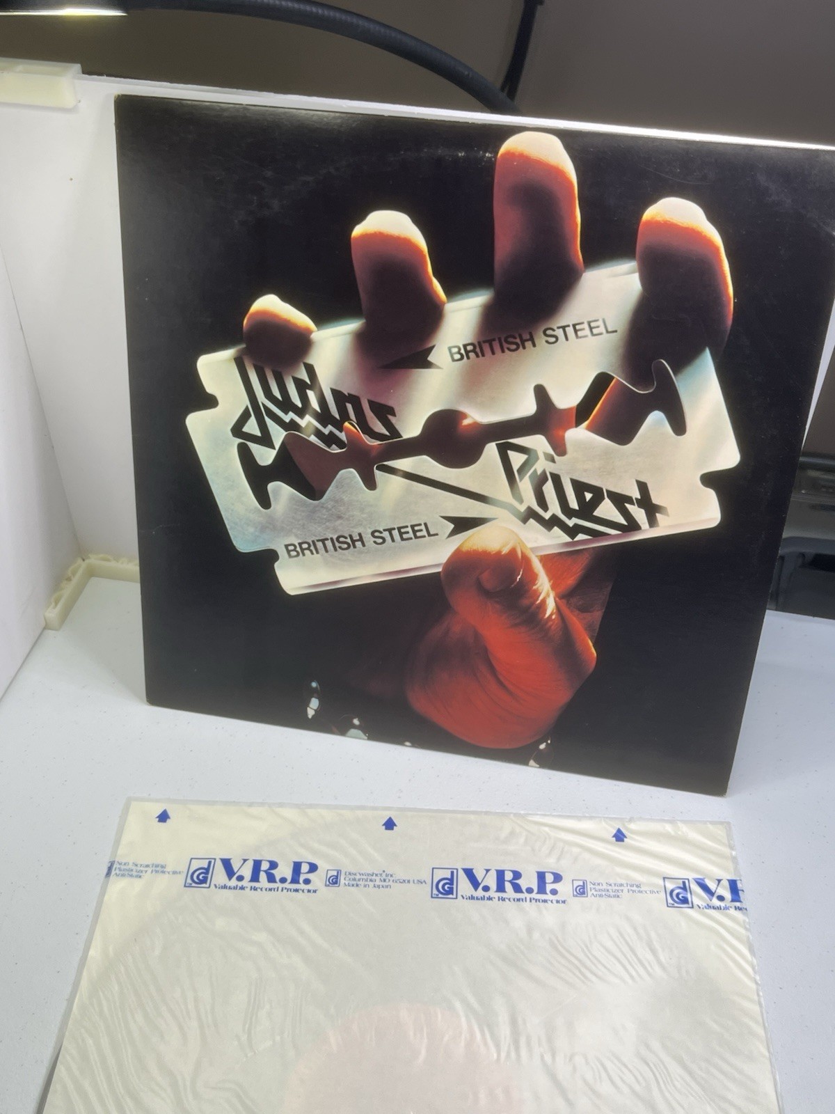 Judas Priest – British Steel Vinyl LP 1980 Columbia Heavy Metal Classic