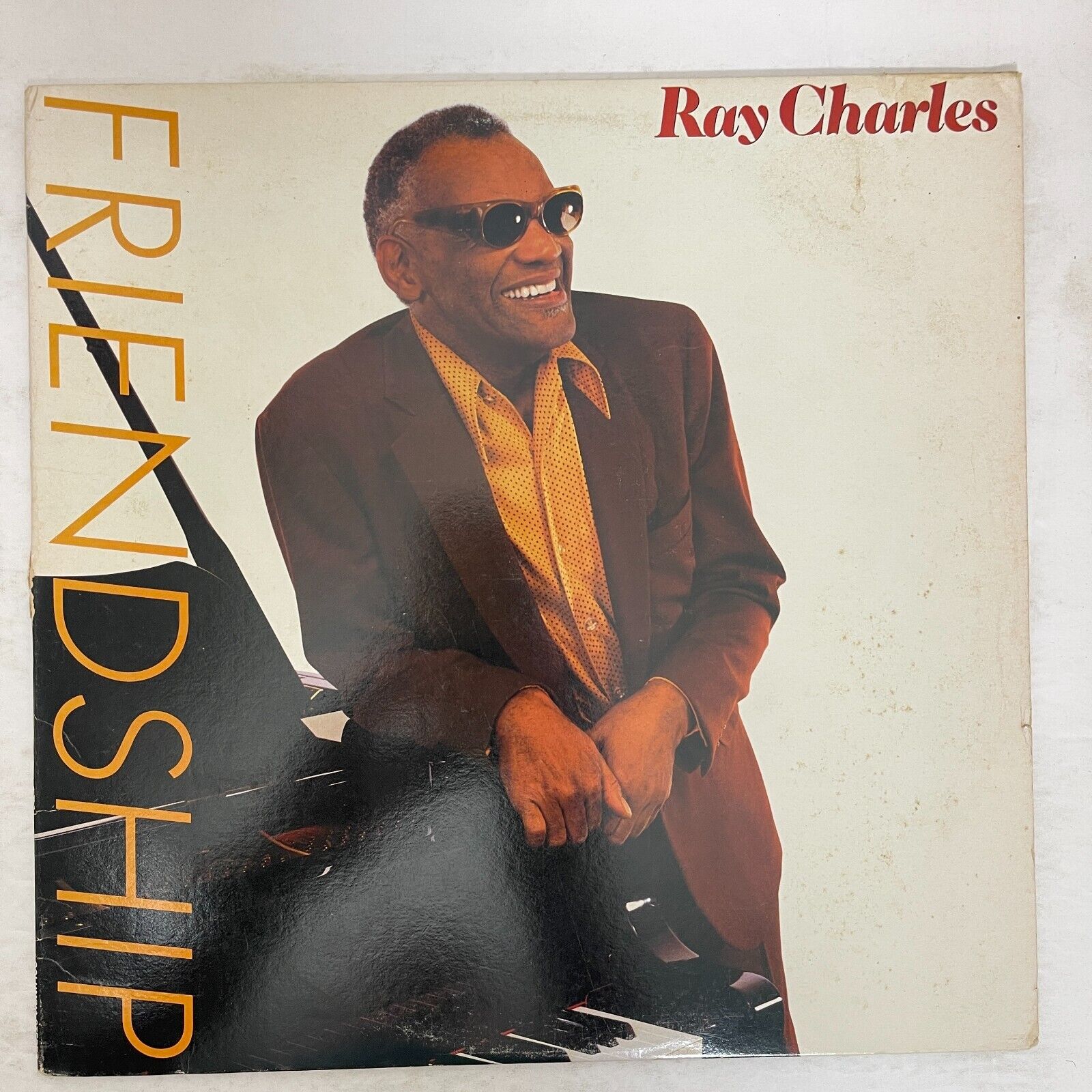Ray Charles ‎– Friendship Vinyl, LP 1984 Columbia ‎– FC 39415