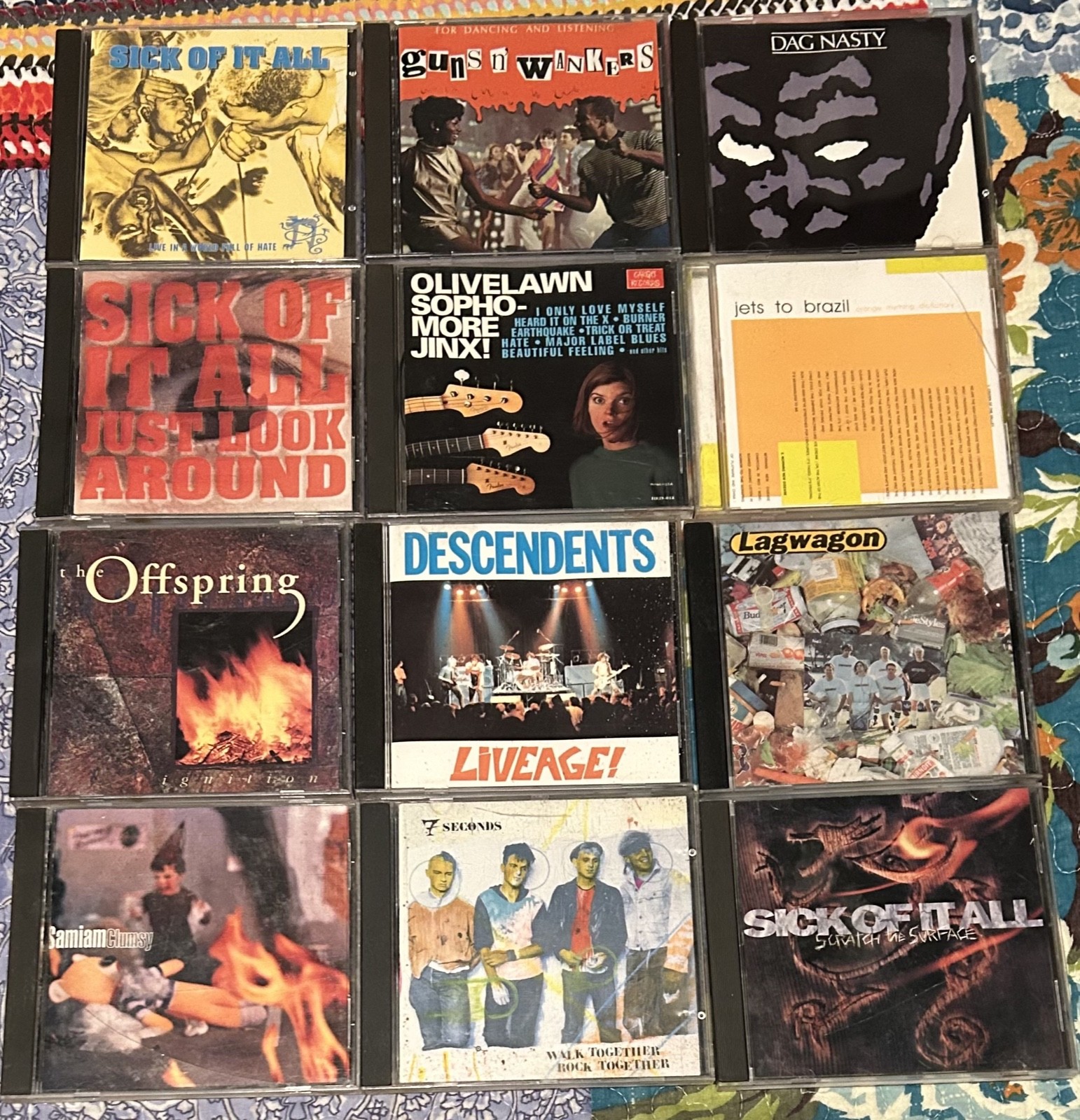 Vintage Punk/Hardcore CD Lot of 12 Lagwagon, SOIA, D. Nasty Samiam 1st Pressings