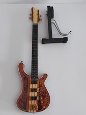 Miniature Bass Guitar Miniature Replica for Display Only picture