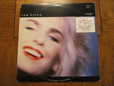 Sam Brown – Stop - 1988 - A&M Records SP-5195 Vinyl LP VG+/VG+ picture