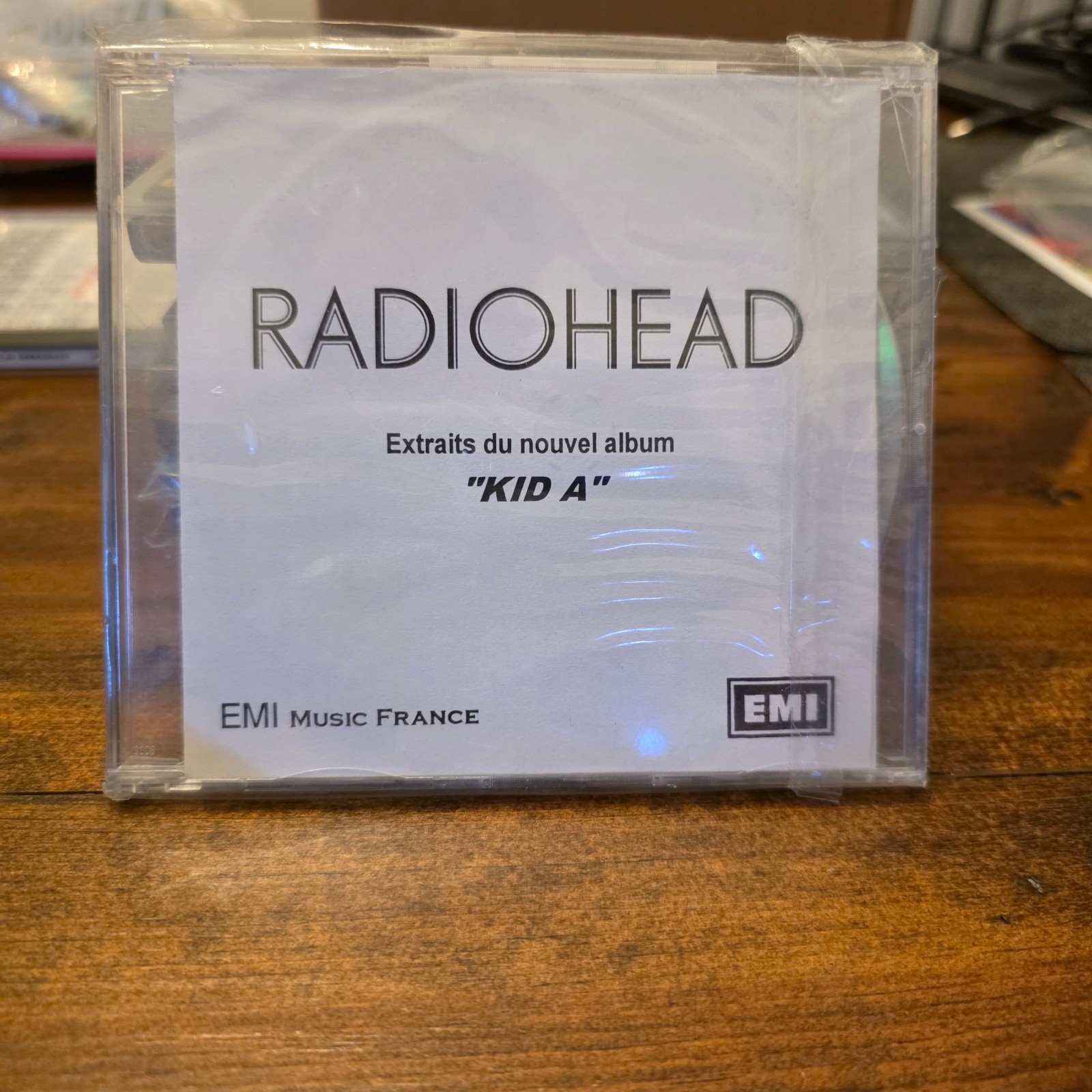 Radiohead Kid A RARE 2000 French Promo CD - EMI Music France - Sealed