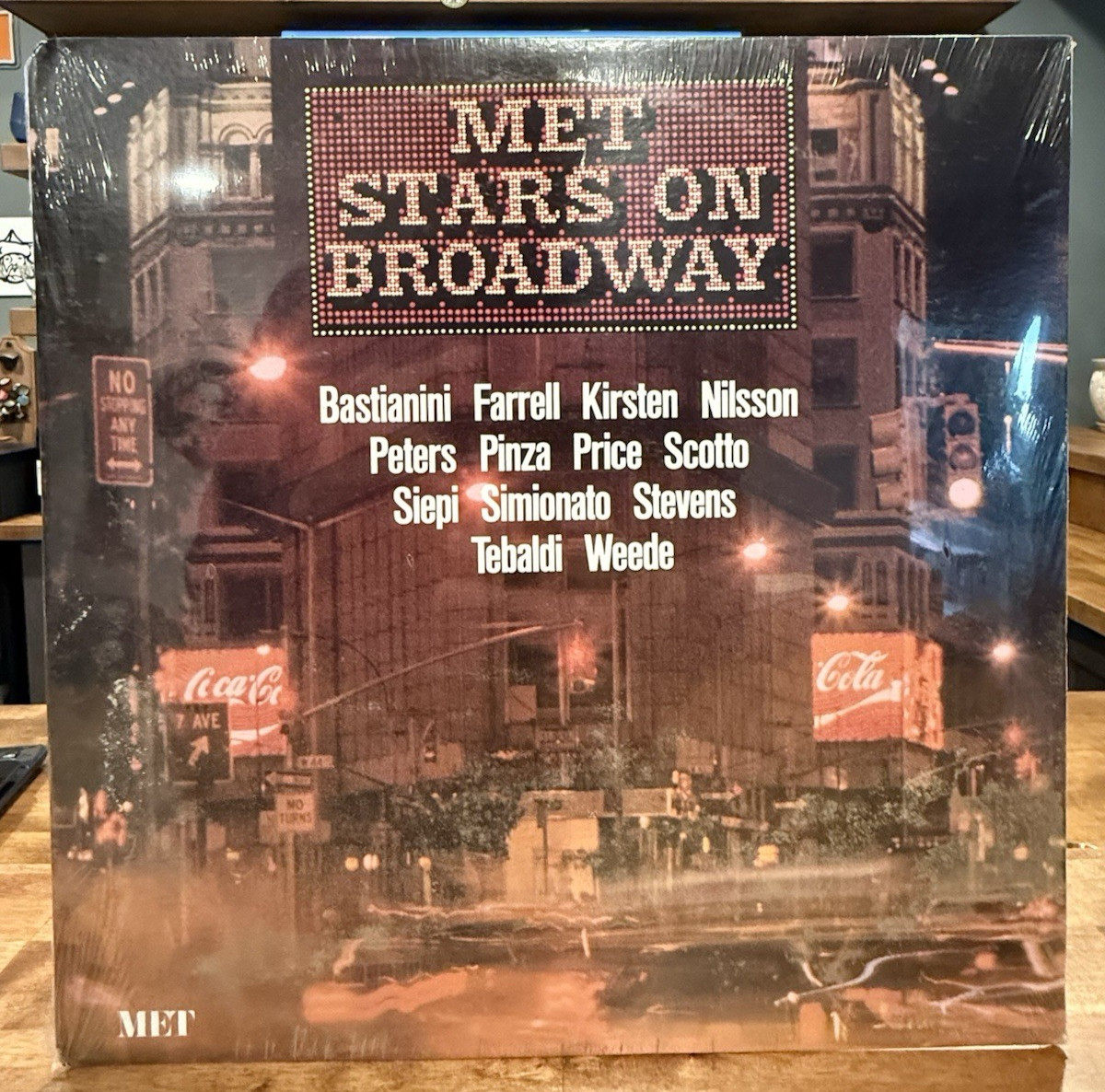 Met Stars On Broadway MET 204 SEALED LP Opera Stars Broadway RCA VG+ NOS