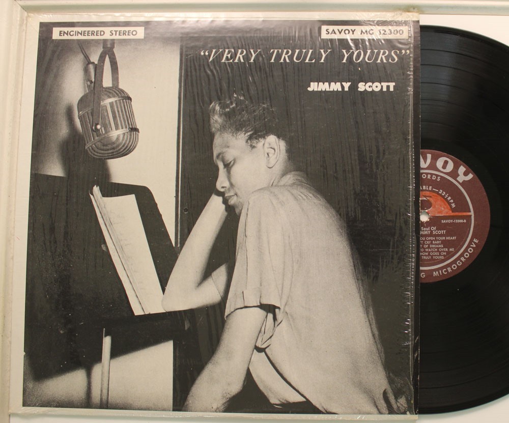 Jimmy Scott Lp Very Truly Yours On Savoy - Vg+ / Vg++ To Nm (Shrink)