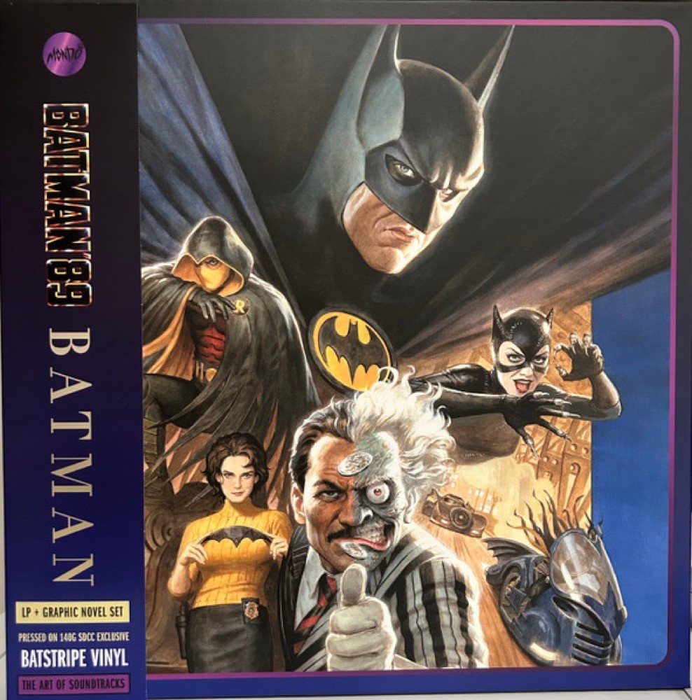 Danny Elfman Batman 89 OST Limited Edition SDCC Mondo Boxset with Comic /1000