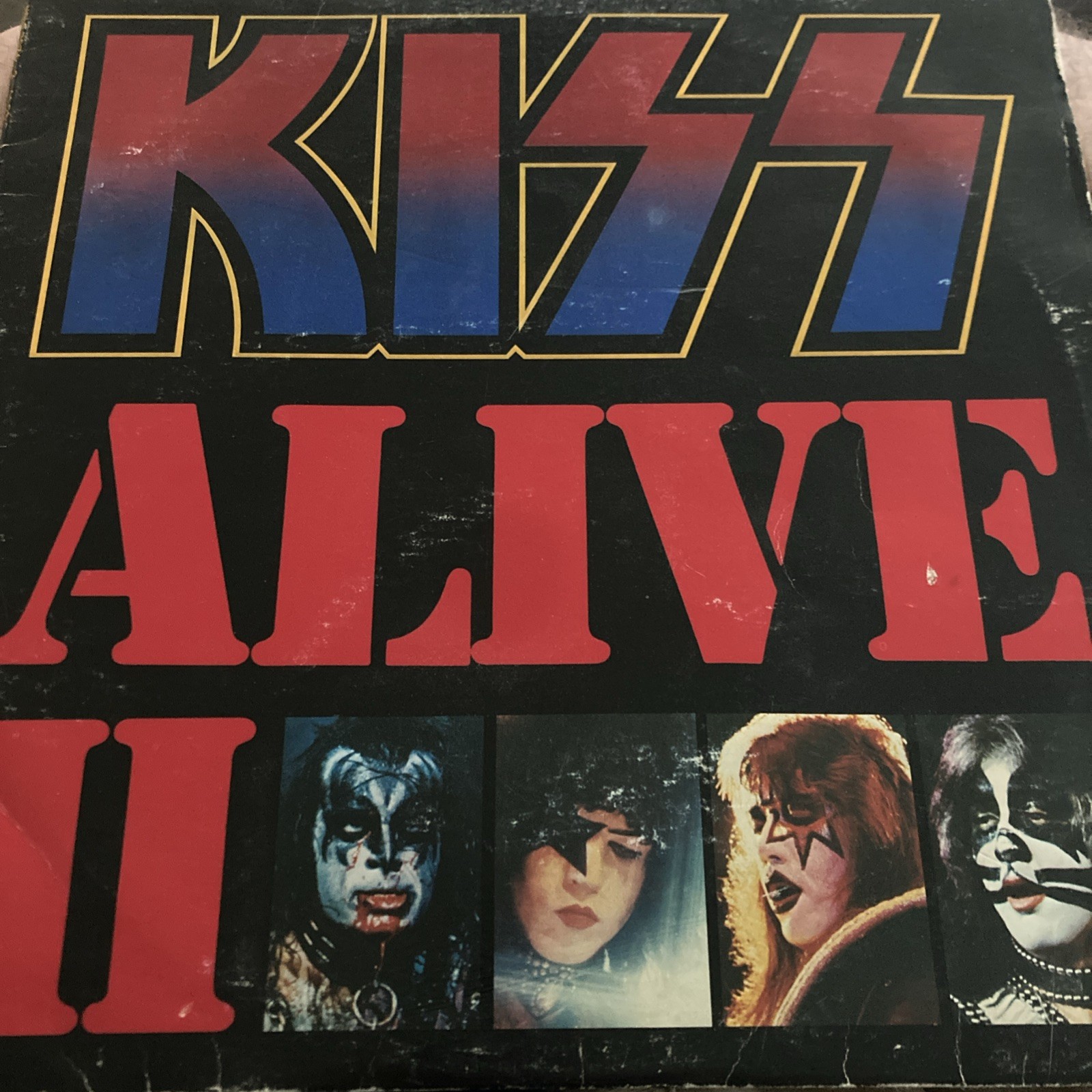 Kiss - Alive II LP Casablanca NBLP 7076-2 1977 Pressing Missing 1st Record